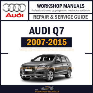 Audi Q7 Typ 4L 2007 to 2015 PDF Workshop Repair Manual Download