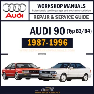 Audi 90 B3/B4 1987 to 1996 Workshop Repair Manual Download PDF