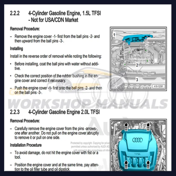 Audi A3 2021 to 2023 Workshop Service Repair Manual Download PDF
